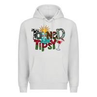 Dove Grey Tanned And Tipsy Premium Hoodie - CowhideDigitalArt