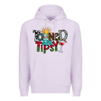 Lilac Tanned And Tipsy Premium Hoodie - CowhideDigitalArt