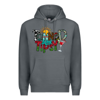 Rock Tanned And Tipsy Premium Hoodie - CowhideDigitalArt