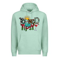 Seafoam Tanned And Tipsy Premium Hoodie - CowhideDigitalArt