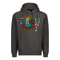 Smoke Tanned And Tipsy Premium Hoodie - CowhideDigitalArt