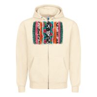 Sandshell easter spring floral brushstroke Zipper Hoodie - Artiststas