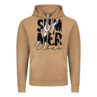 Summer Vibes Black White Cowhide Vintage Hoodie | Teevron