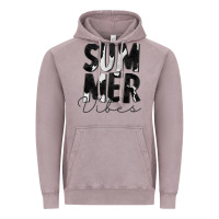 Vintage Zinc Summer Vibes Black White Cowhide Vintage Hoodie - CowCowDesign
