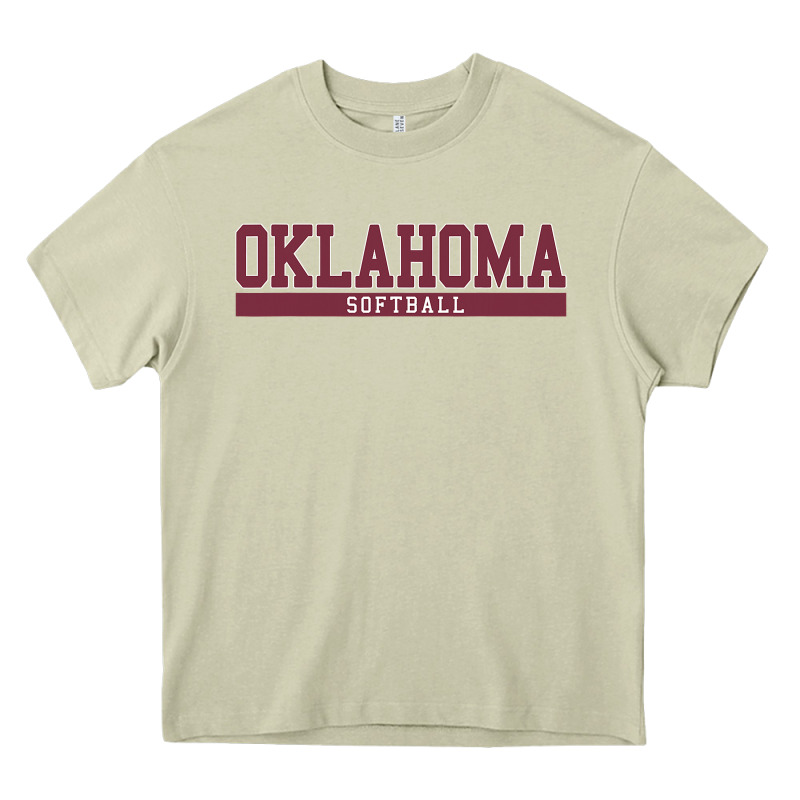 Oklahoma Softball Heavy Core Tee by longCreatives | Teevron
