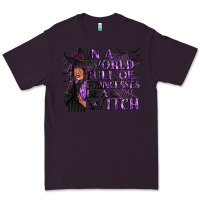 Plum In a World Full of Princesses Be a Witch Premium Tee - texasbilliewilder