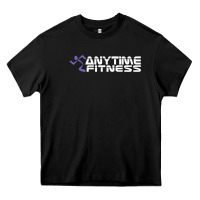 Black Anytimes Fitness Heavy Core Tee - longCreatives