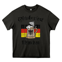 Asphalt Oktoberfest München German Flag Beer Stein Heavy Core Tee - longCreatives