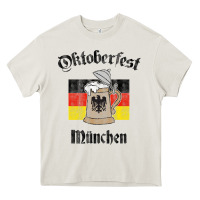 Cream Oktoberfest München German Flag Beer Stein Heavy Core Tee - longCreatives