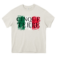 Cream cinque terre italy travel distressed t shirt Heavy Core Tee - longCreatives