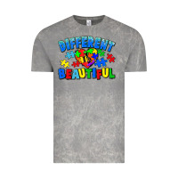 Cloud Rock Different is beautiful Autism Vintage Tee - CowGirlArtShop