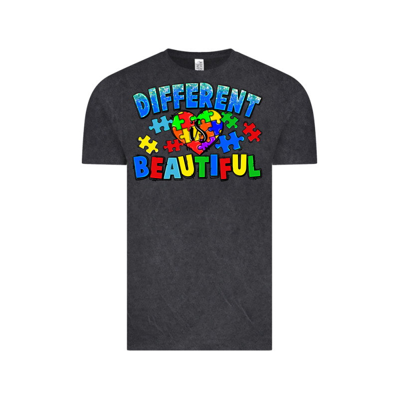 Different Is Beautiful Autism Vintage Tee by CowGirlArtShop | Teevron