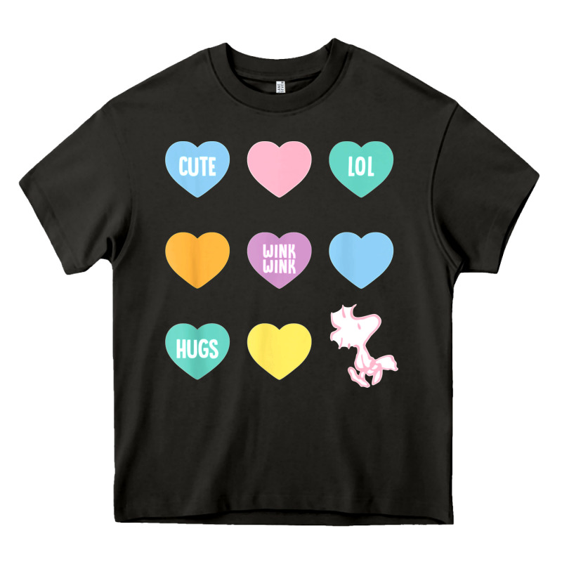 Peanuts Valentine Candy Heart Heavy Core Tee by longCreatives | Teevron