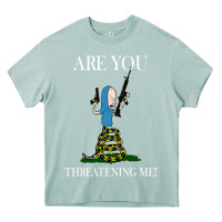 Arona Are You Threatening Me Funny Cartoon Halloween Heavy Core Tee - longCreatives