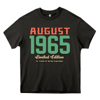 August 1965 Limited Edition 55 Years Of Being Awesome Heavy Core Tee | Teevron