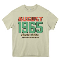 Mossy August 1965 Limited Edition 55 Years Of Being Awesome Heavy Core Tee - Bettercallsaul