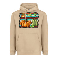 Mushroom fall pumpkin  background Heavyweight Hoodie - BarkalooDesign
