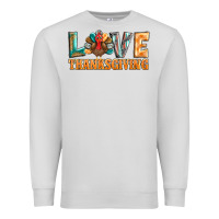 Dove Grey love thanksgiving western turkey Premium Sweatshirt - BarkalooDesign