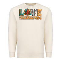 Sandshell love thanksgiving western turkey Premium Sweatshirt - BarkalooDesign