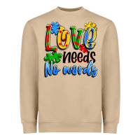 Mushroom love needs no words Heavyweight Sweatshirt - Artiststas