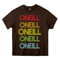 Chocolate Brown Oneill Name Heavy Core Tee - longCreatives