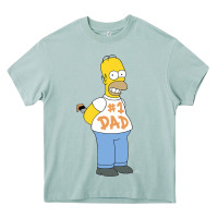 Arona The Simpsons Homer Number 1 Dad Father's Day V2 Heavy Core Tee - longCreatives