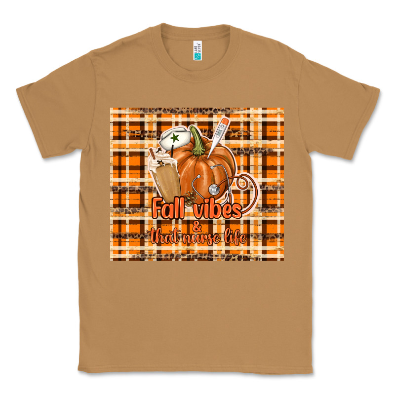 Fall Vibes And That Nurse Life Classic Tee by TumblerDesignByShophia | Teevron