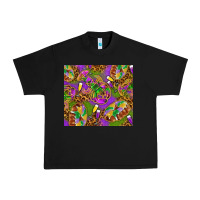 Black Mardi Gras with crabs tumbler Urban Heavy Tee - HowdyJamesFarm