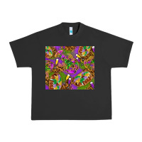 Pigment Black Mardi Gras with crabs tumbler Urban Heavy Tee - HowdyJamesFarm