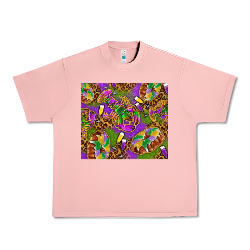 Mardi Gras With Crabs Tumbler Urban Heavy Tee by HowdyJamesFarm | Teevron