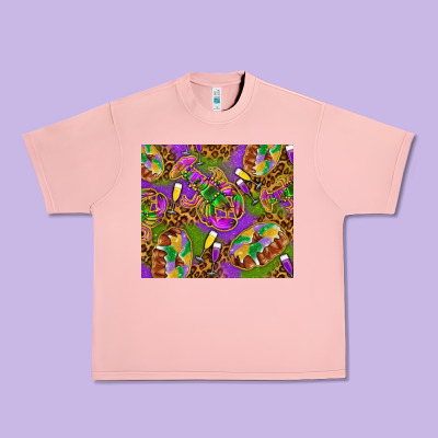 Mardi Gras With Crabs Tumbler Urban Heavy Tee Designed By Howdyjamesfarm