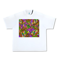 White Mardi Gras with crabs tumbler Urban Heavy Tee - HowdyJamesFarm