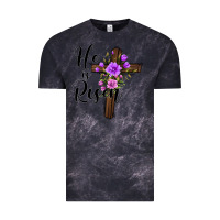 Cloud Black he is risen matthew 28 6 Vintage Tee - Jasminsmagicworld