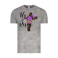Cloud Rock he is risen matthew 28 6 Vintage Tee - Jasminsmagicworld