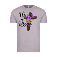 Vintage Zinc he is risen matthew 28 6 Vintage Tee - Jasminsmagicworld