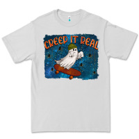 Dove Grey Creep It Real Premium Tee - texasbilliewilder