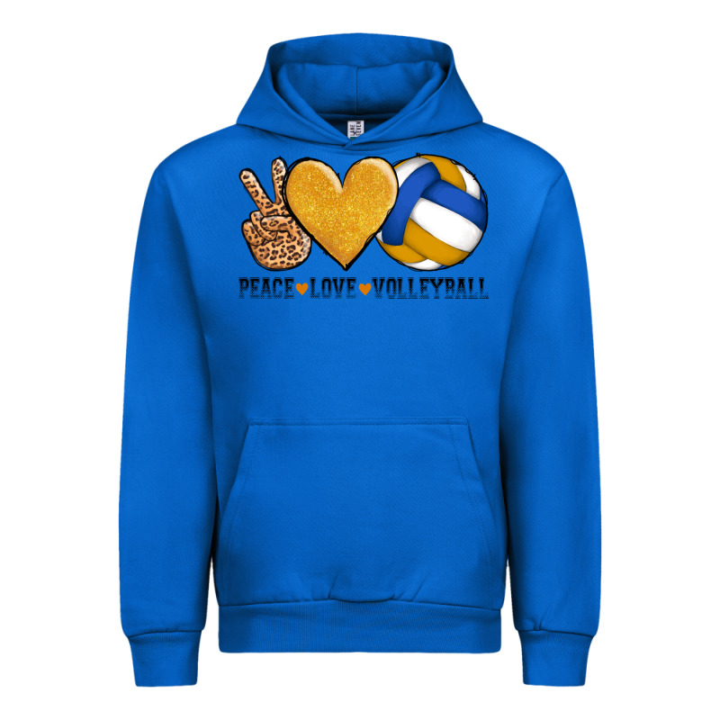 Peace Love Volleyball Urban Hoodie by AdoDesignShop | Teevron