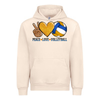 Sandshell peace love volleyball Urban Hoodie - AdoDesignShop