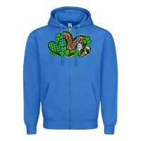 True Royal st patricks day western hearts Zipper Hoodie - Artiststas