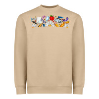 Mushroom Best Teacher Ever Heavyweight Sweatshirt - CowhideDigitalArt