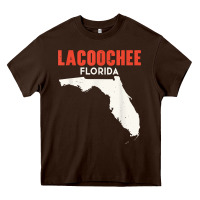 Chocolate Brown lacoochee florida usa state america travel floridian t shirt Heavy Core Tee - longCreatives