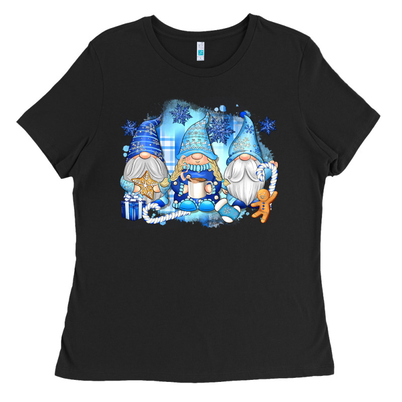Snowman Gnome Ladies Tee by texasbilliewilder | Teevron