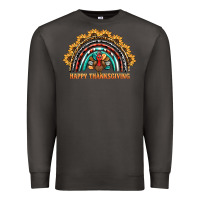 Smoke happy thanksgiving rainbow Premium Sweatshirt - BarkalooDesign