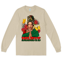 Mushroom Believe black woman Long Sleeve Tee - FaDigitalArtStudio