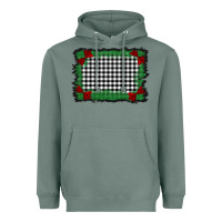 Sage christmas black and white background Heavyweight Hoodie - BarkalooDesign
