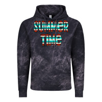 Cloud Black summer time serape doodle Vintage Hoodie - CowCowDesign