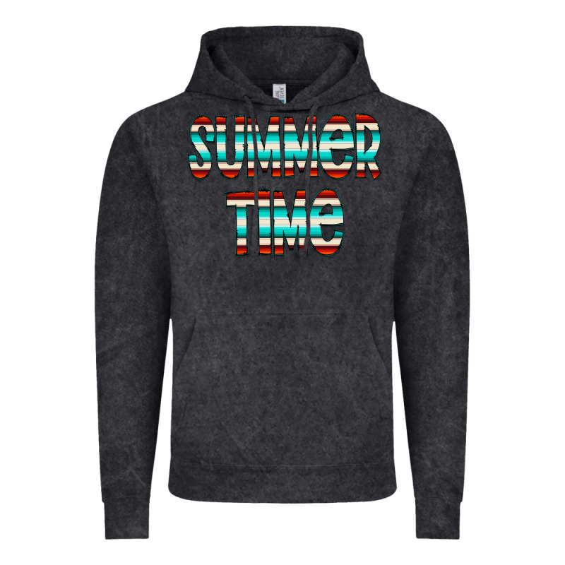 Summer Time Serape Doodle Vintage Hoodie by CowCowDesign | Teevron