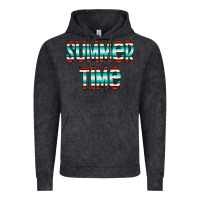 Vintage Black summer time serape doodle Vintage Hoodie - CowCowDesign