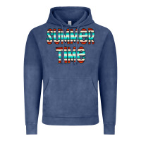 Vintage Denim summer time serape doodle Vintage Hoodie - CowCowDesign