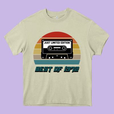 Birthday 1972 Heavy Core Tee Designed By Bettercallsaul